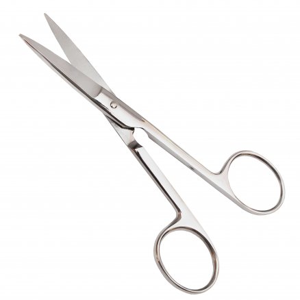 Ножиці медичні з двома гострими кінцями, прямі. Довжина 14,0 см